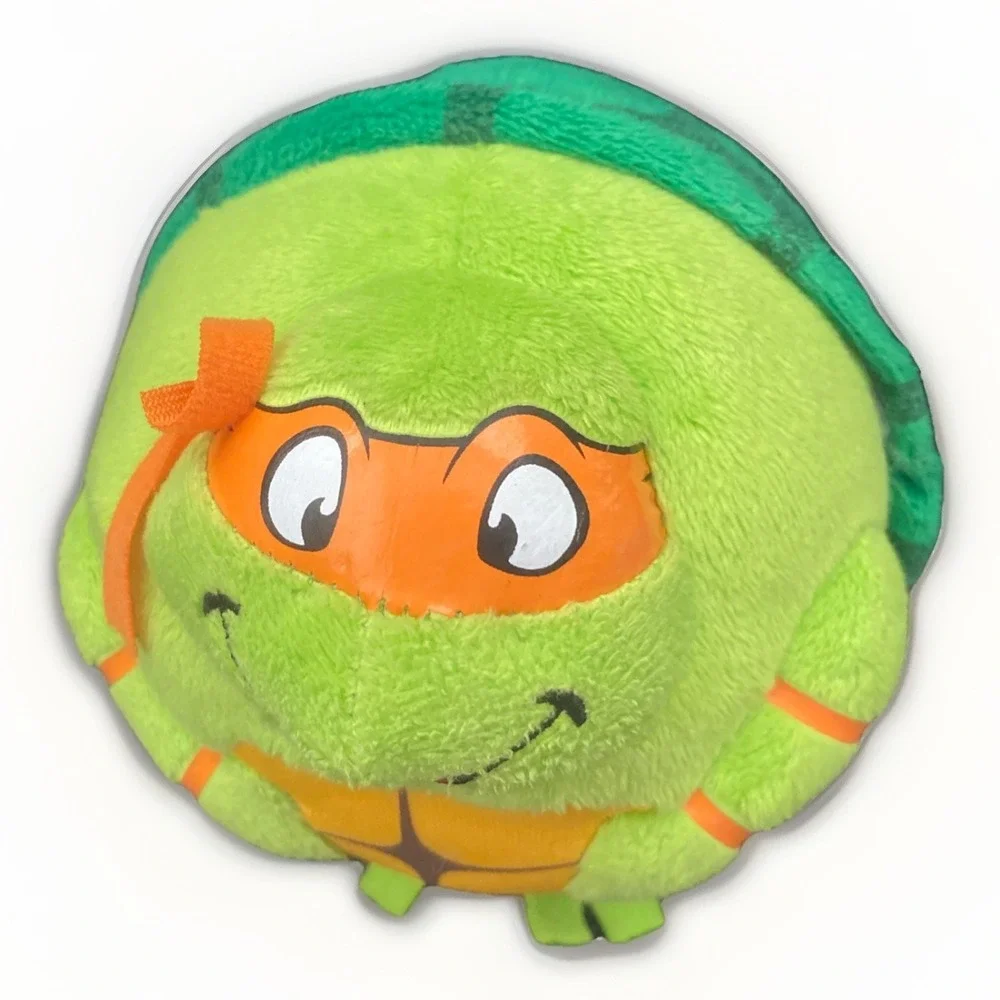 MICHELANGELO • TY Beanie Ballz Teenage Mutant Ninja Turtles TMNT Plush‎ Ball 4